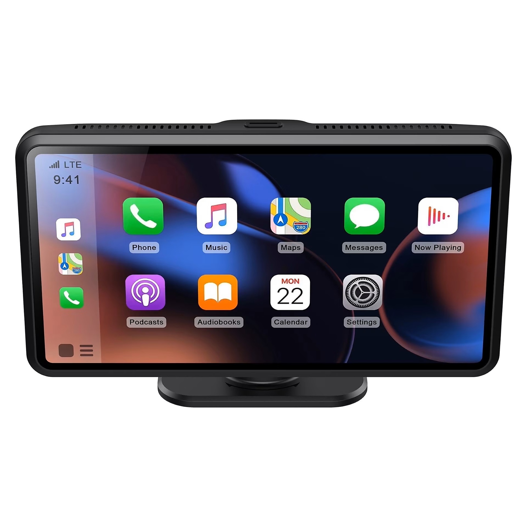 Miroir Drivvplay 5in. Wireless CarPlay Car Stereo with Android Auto, Bluetooth, FM Transmitter & AUX, Model# M-1004-5
